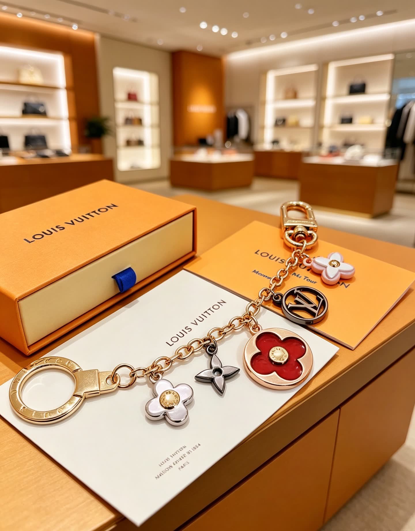 Louis Vuitton Monogram Miroir Keychain Louis Vuitton Monogram Miroir Keychain